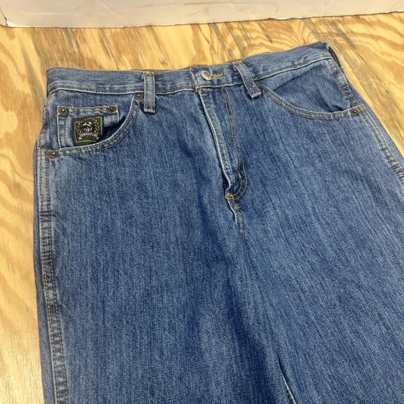 Cinch Jeans Mens 30x36 Blue Denim Straight Leg Cowboy Western Rodeo Pants - Picture 7 of 15